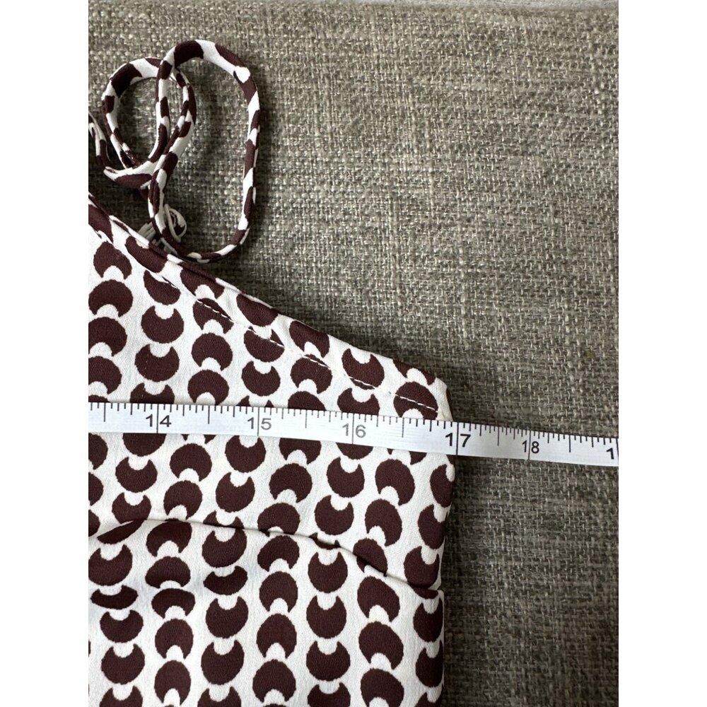 A New Day Womens XS Brown & White Patterned Sleeveless Camisole Top Cami - Picture 7 of 7